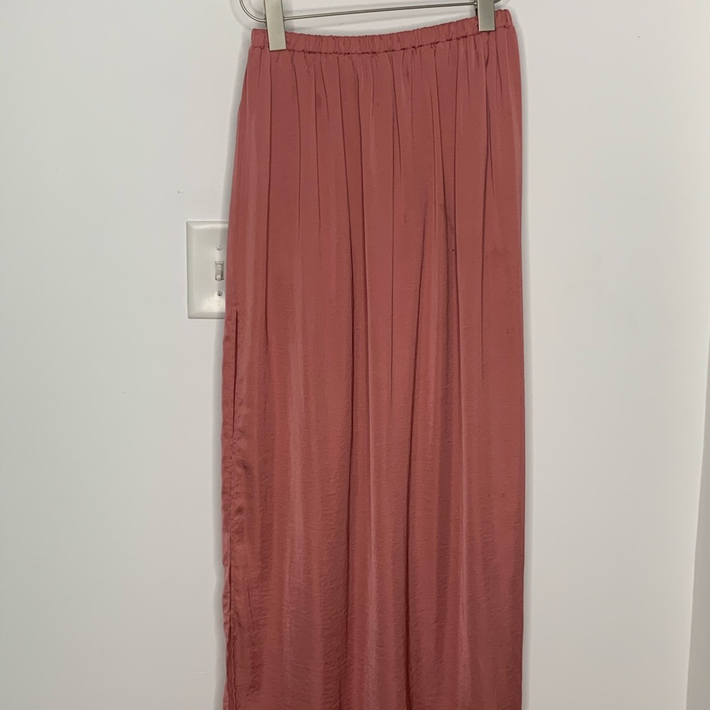 Red/Pink Zara maxi skirt SMALL